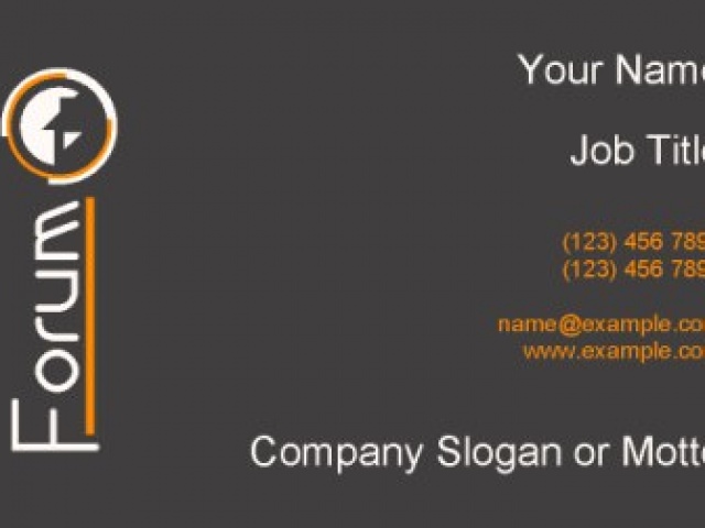 Forum Business Card