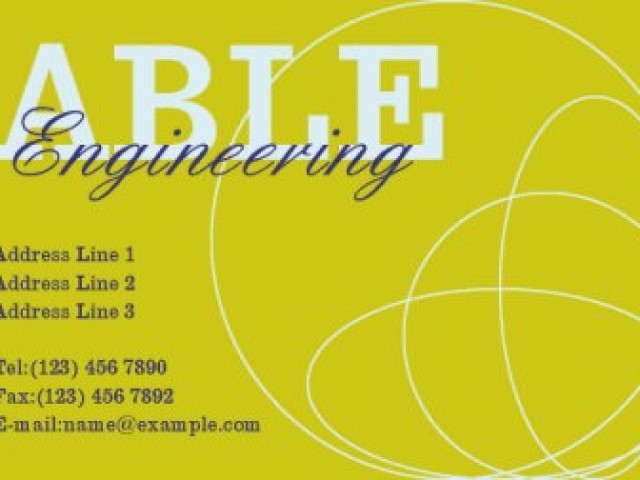 Able Engineering Business Card